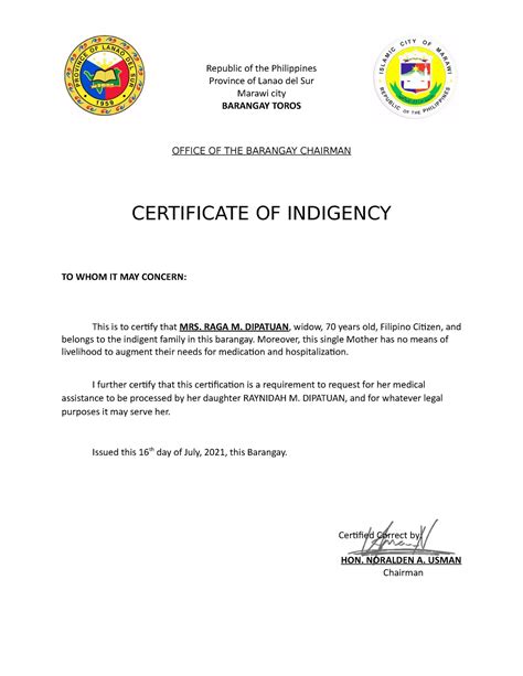 indigence in tagalog|Indigent in Tagalog .